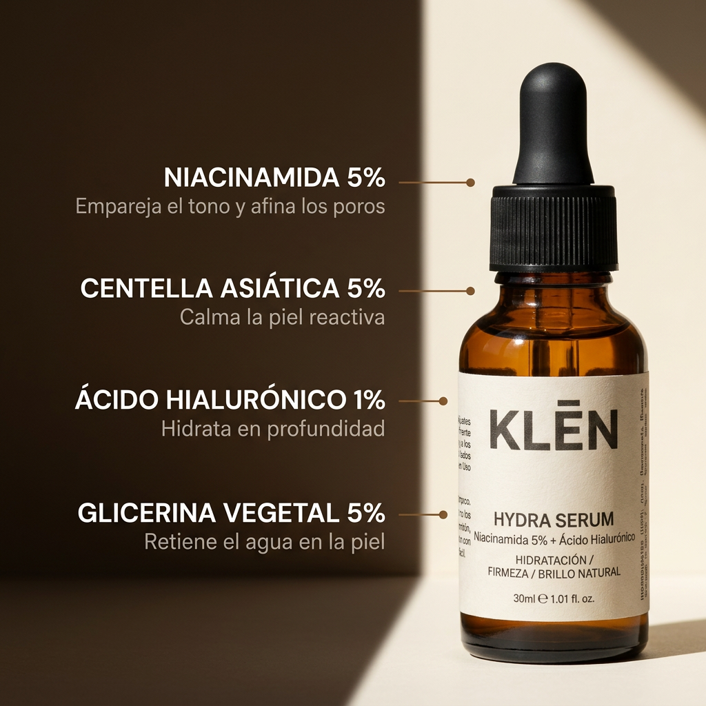 KLĒN Hydra Serum · Sérum Hidratante Facial