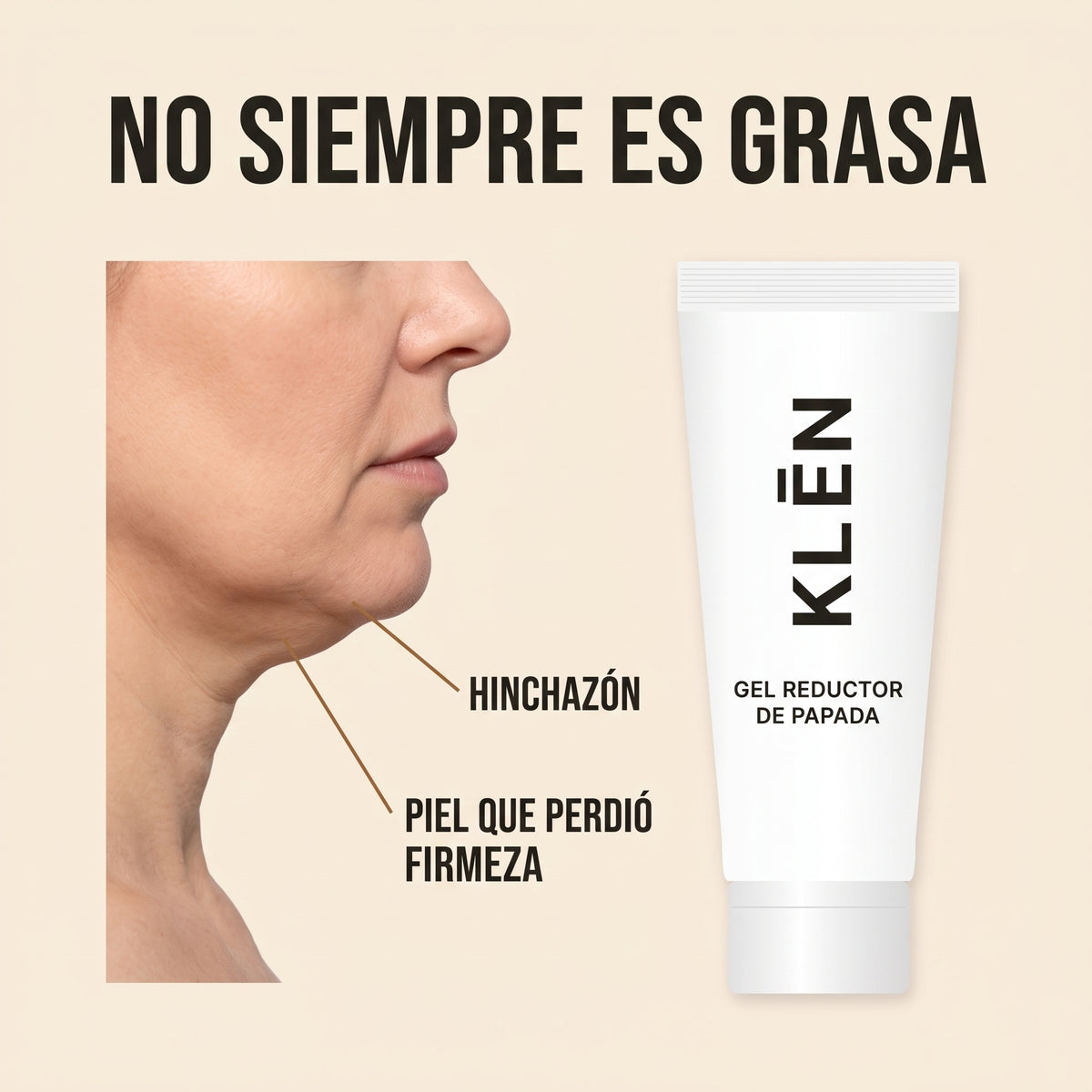 KLĒN Gel Reductor de Papada