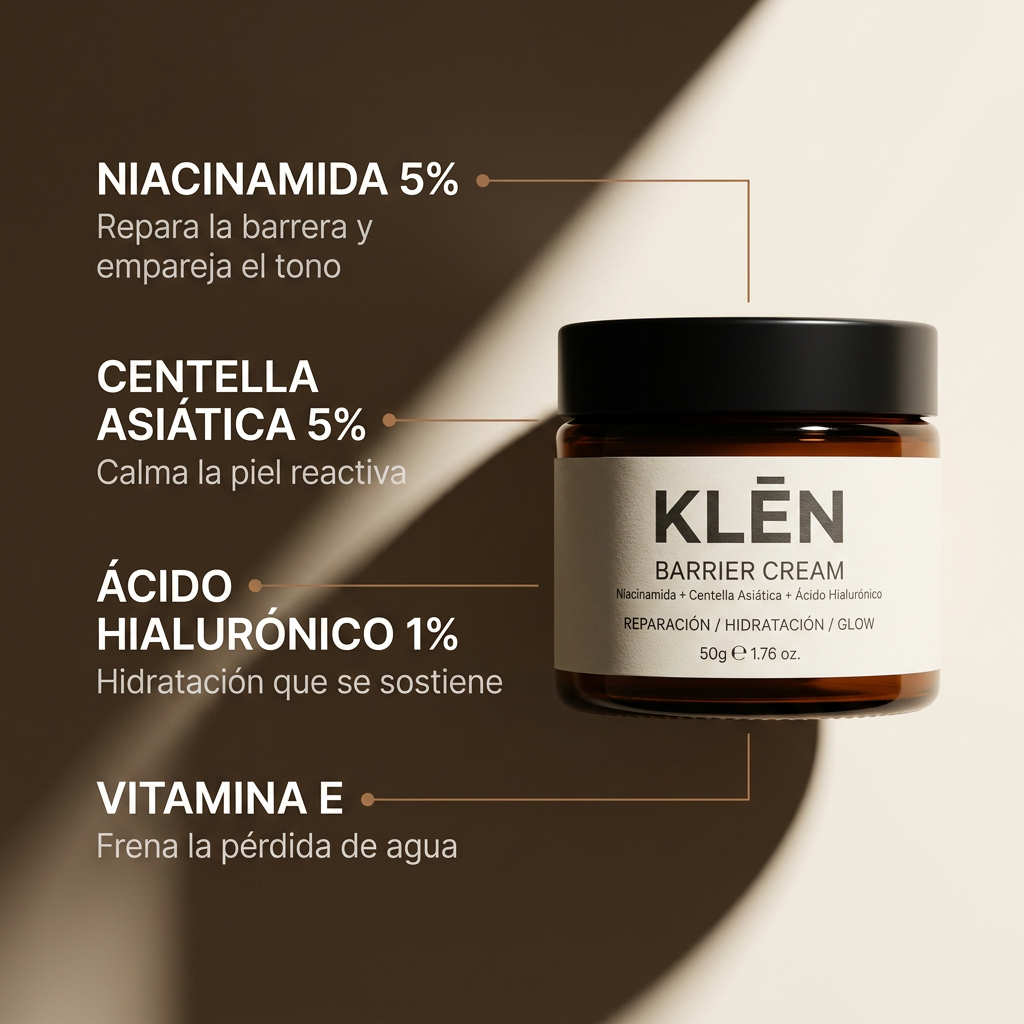 KLĒN Barrier Cream · Crema Facial Reparadora